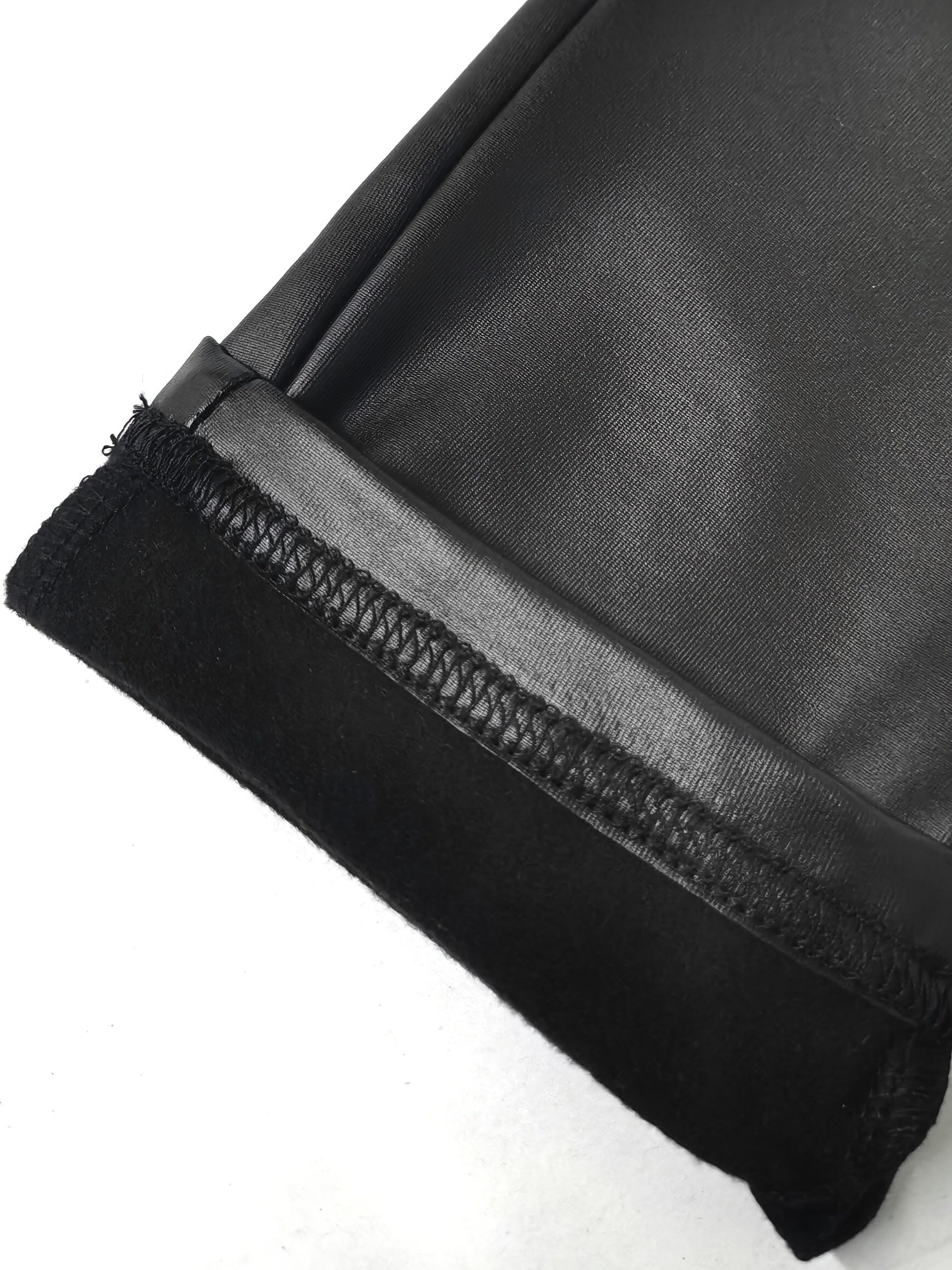 Stylish Faux Leather Skinny Pants - High Waist, Casual, Comfortable Women's Pants for Everyday Wear - Soft, Stretchy, and Versatile Clothing