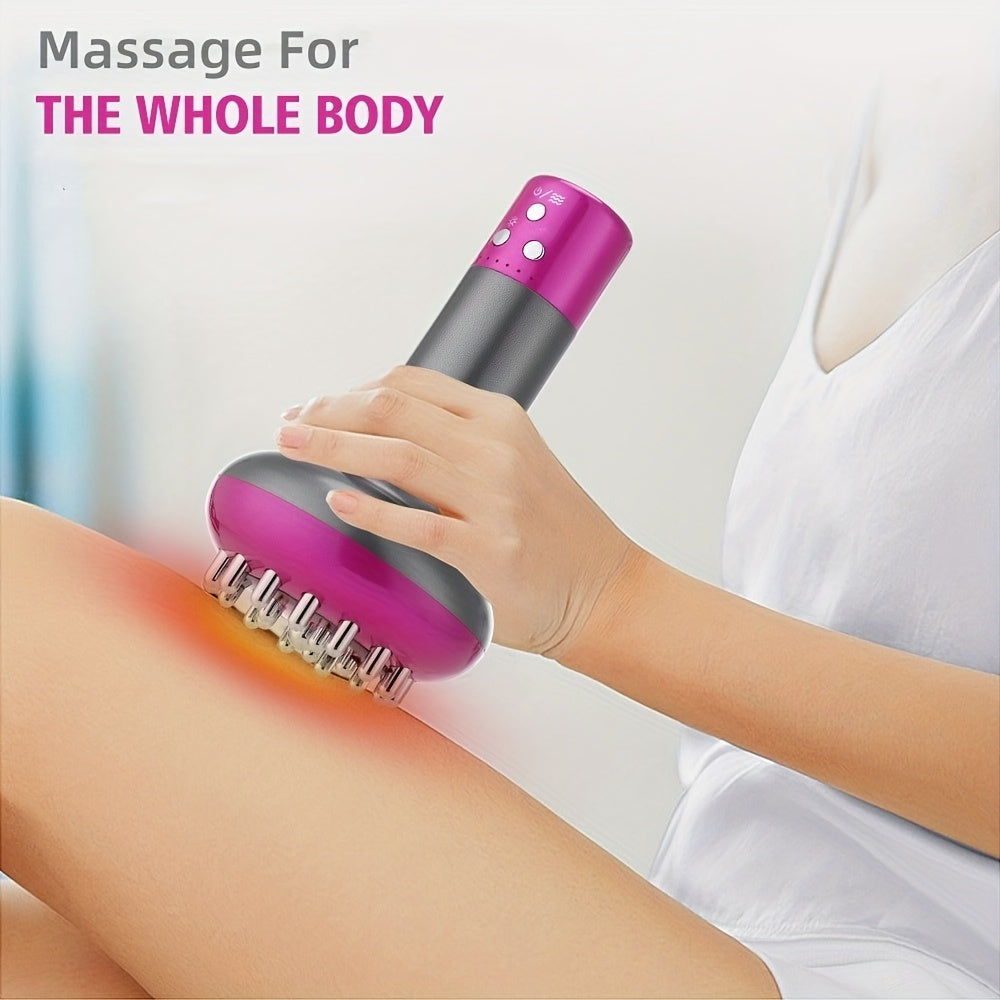 Portable Whole Body Massager - Handheld Meridian Brush for Legs Arms Back