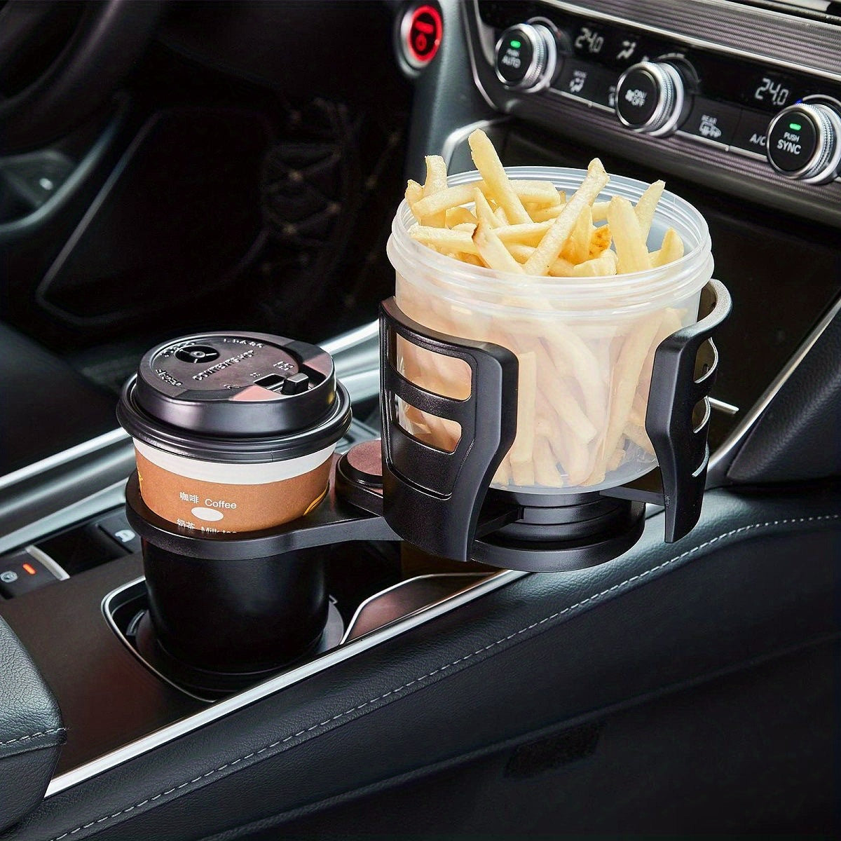 Car Cup Holder Expander for Car Adapter Adjustable Multifunctional Dual Cup Holder with Phone Holder Aromatherapy Organizer, thansgiving christmas new year gift