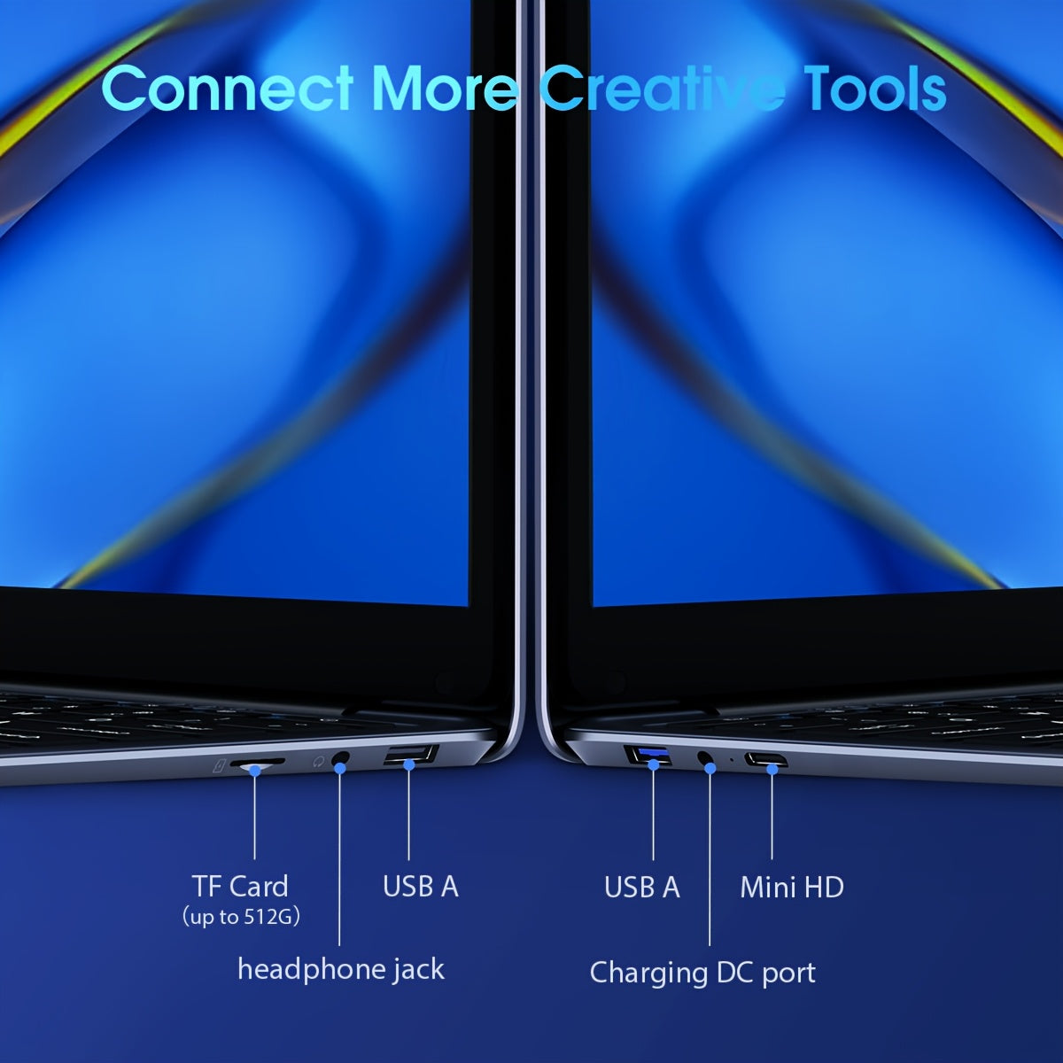 CHUWI HeroBook Pro Windows 11 Laptop, 14.1" 1920*1080 FHD IPS Display, 8GB LPDDR4 256GB SSD 1TB SSD Expand, Intel N4020, Mini HD, 2.4G/5G WiFi, BT4.2, Webcam, USB 3.0, TF Card, NoteBook Computer