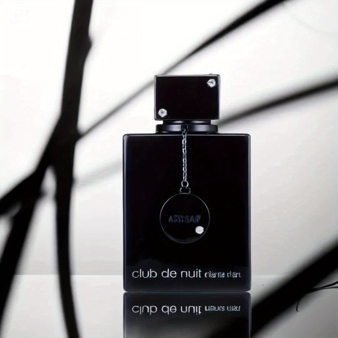 Valentine's Day gift ARMAF Club de Nuit Strong Men's perfume: black, simple, stylish choice.Exquisite bottle design, highlight the male charm. Strong aroma, lasting fragrance, heart Valentine's Day, exclusive fragrance love