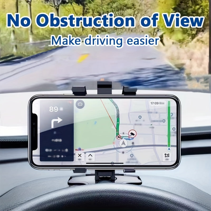Universal Car Phone Holder Mount, 360 Degrees Rotation Dashboard Phone Holder, Car Phone Mount For IPhone, Samsung, Google, Nokia, And 3TB 7" Smartphones