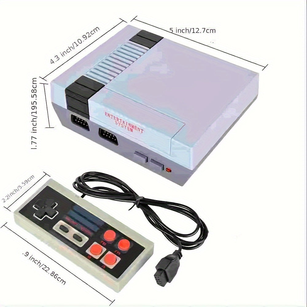 Best Home Gift Wired Mini Two-Player Entertainment System, Evoking Fond Memories - Red And White Design. Enjoy A Joyful Holiday With Your Family.