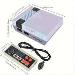 Best Home Gift Wired Mini Two-Player Entertainment System, Evoking Fond Memories - Red And White Design. Enjoy A Joyful Holiday With Your Family.