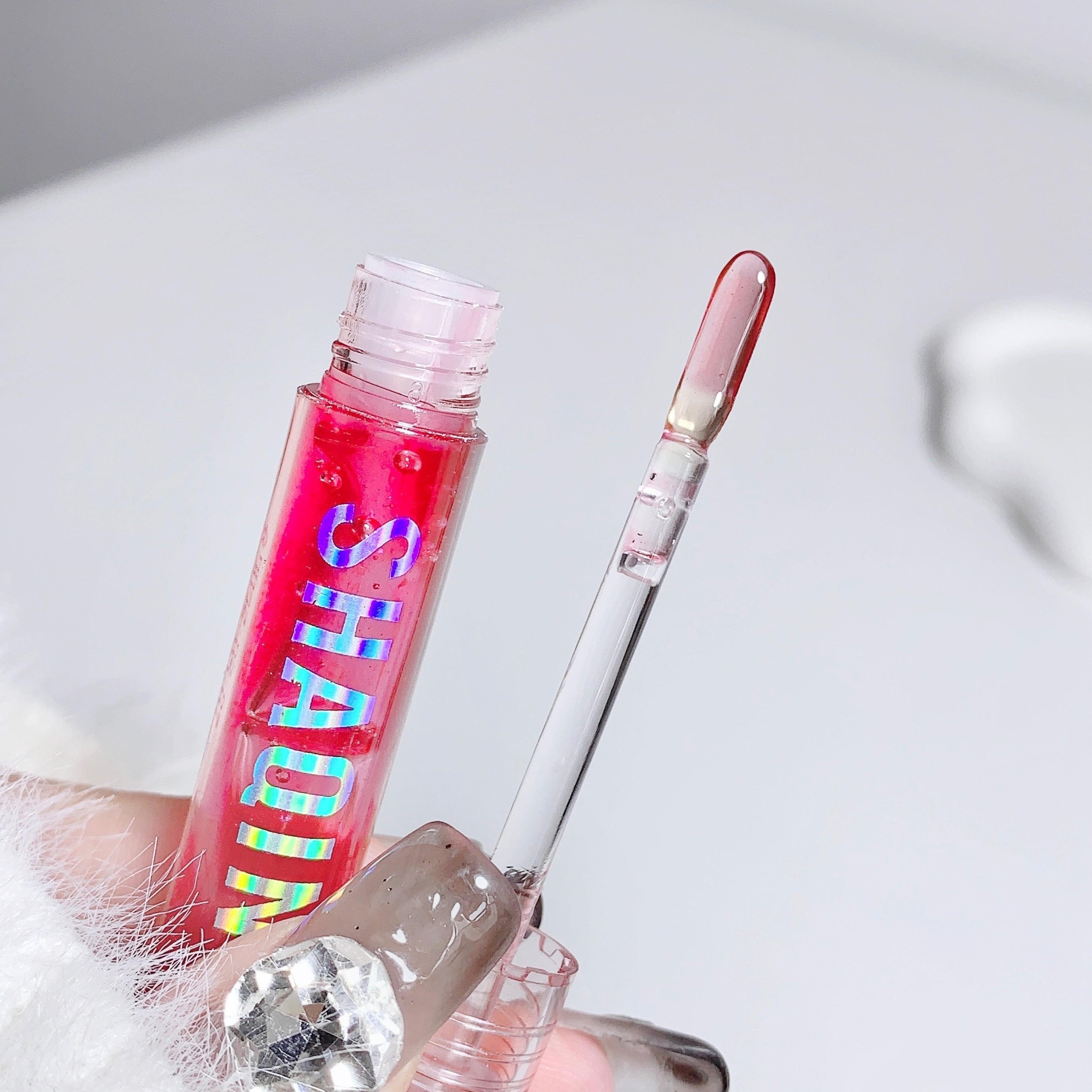 4pcs Plumping Lip Gloss Set - Hydrating & Nourishing Jelly Shine, Non-Sticky Glass Finish, Perfect Valentine's Gift for Her, Lip Gloss, Moisturizing, Shiny, Valentine's Day Gift