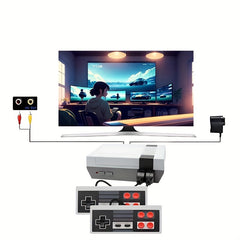 Best Home Gift Wired Mini Two-Player Entertainment System, Evoking Fond Memories - Red And White Design. Enjoy A Joyful Holiday With Your Family.