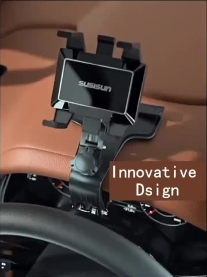 Universal Car Phone Holder Mount, 360 Degrees Rotation Dashboard Phone Holder, Car Phone Mount For IPhone, Samsung, Google, Nokia, And 3TB 7" Smartphones
