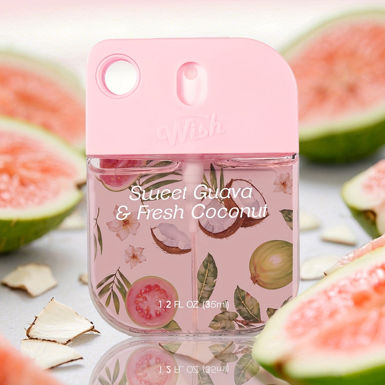 Portable Aloe Vera Power Mist Hand Fragrance Spray, Hydrating Mini Perfume, Fresh Fruity Scent That Leaves Hands Cleaning, Hydrated, And Delicately Scented. No-Rinse, Travel Size for All Ages - Ideal for Outdoor Activities, H