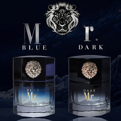3.38oz Mr. Blue Men'S Perfume Long-Lasting Fragrance Lion Domineering Perfume Sports And Leisure Party Perfume Business Travel Perfume Couple Lover Partner Date Dinner Perfume Satisfying Gift Perfume