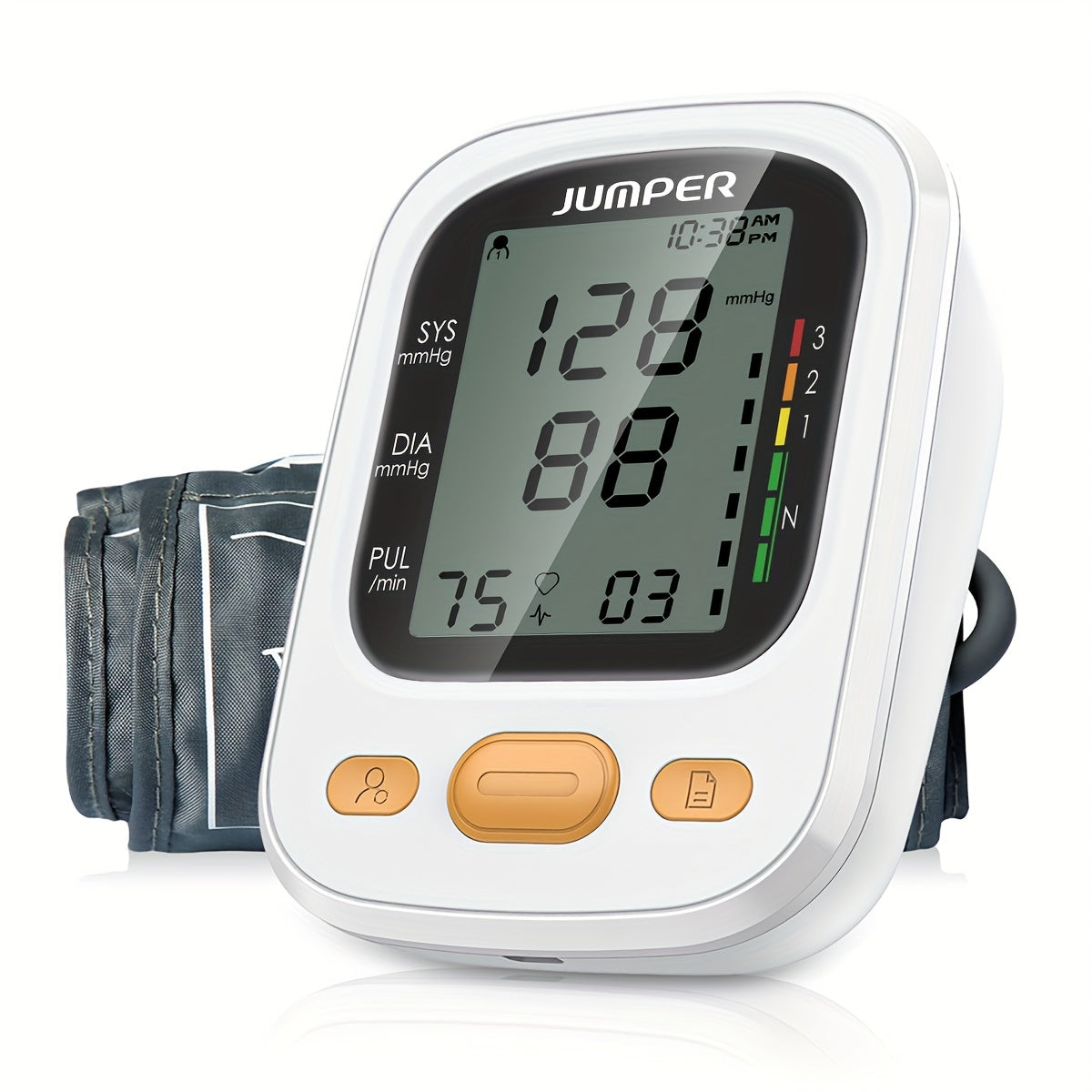Automatic Blood Pressure Monitor, Automatic Upper Arm Machine, And PreciseAdjustable Digital Blood Pressure Cuff Kit With Large Backlit Display Screen For HomeUse, 99 Reading Memory For 2 Users
