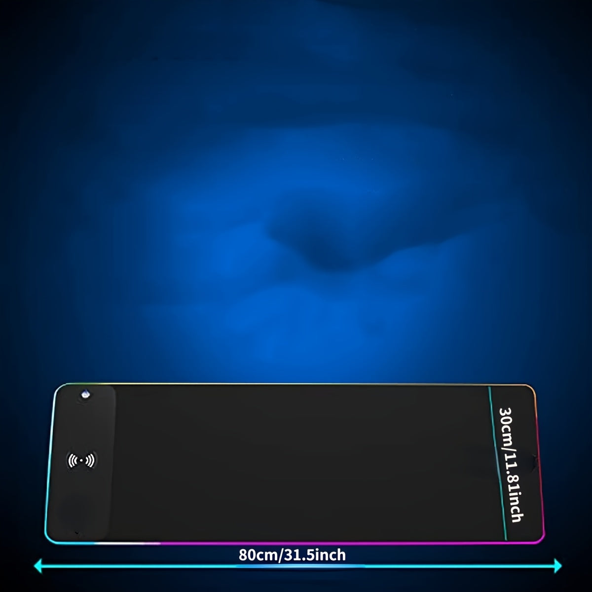 Mouse Pad Mobile Wireless Charger, Mouse Pad, Illuminated RGB, Extra Large, Thick, Non Slip Desk, Computer, Student Laptop, Keyboard Pad, Desk Pad, Game Pad, Large Mousepad, Extra Large Gaming Mouse Pad, Printed Mouse Pad, Fu