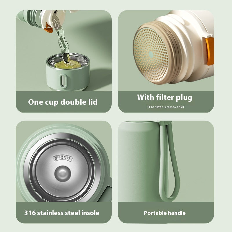 Tasse à eau en acier inoxydable pour le thé