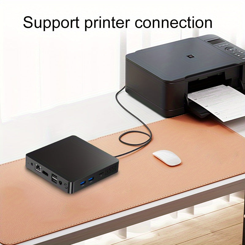 Mini PC CPU Z3735G 1GB RAM 64GB SSD Computer USB2.0 WiFi For Home Office Printers Digital Signage IoT Terminal Educational Mini Computer