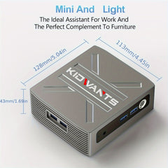 KG1 Mini PC N4000 (up To 2.6GHz), Mini Computer 8GB LPDDR4 RAM/128GB EMMC, Mini Desktop Computer Support 4K Dual Display