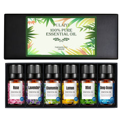 12 Bottles Aromatherapy Essential Oil Set - Relaxing Fragrance Collection for Diffuser & Humidifier, 100% Pure Liquid Essential Oils, Home Gift Set (Various Scented Oils)
