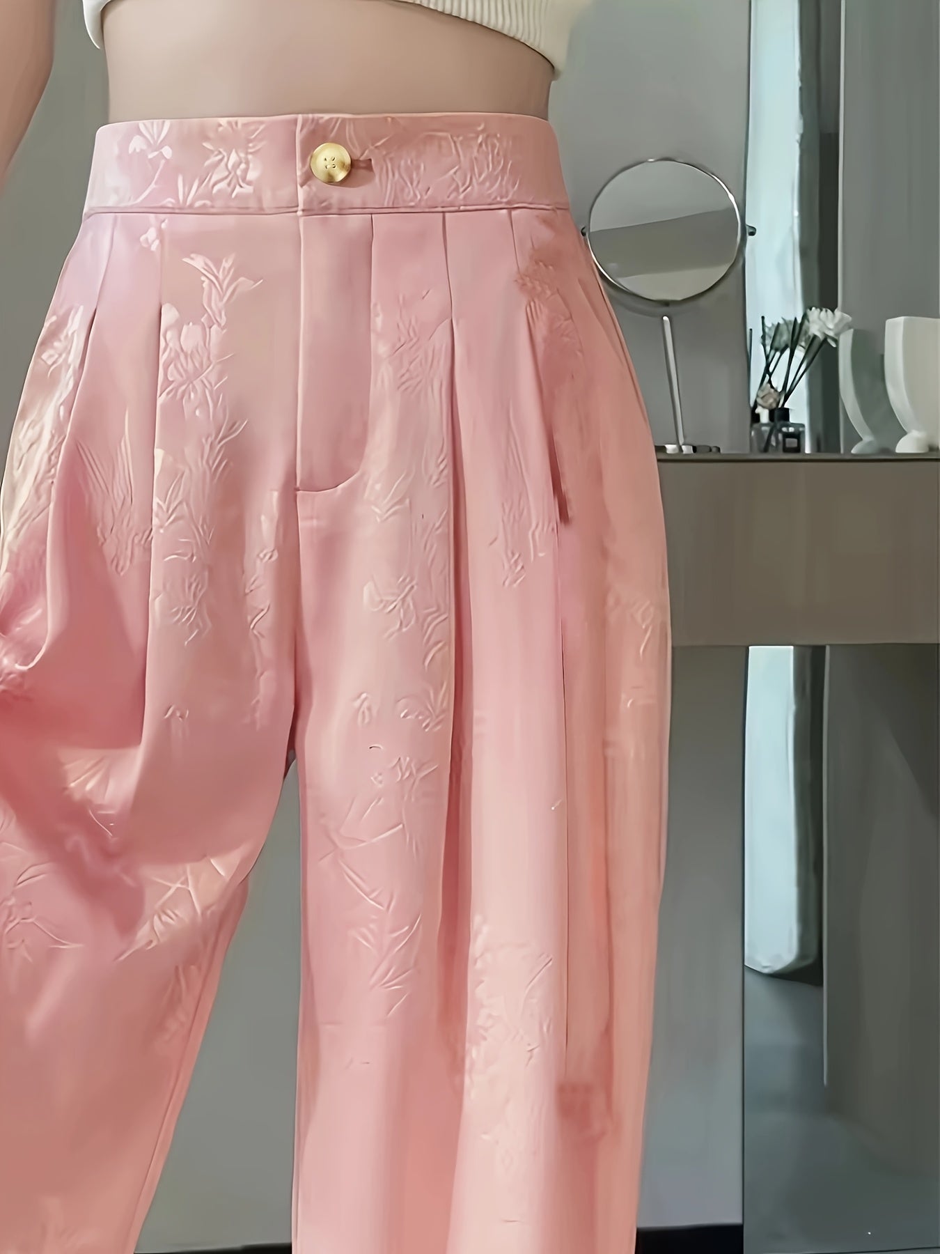 New Chinese Style Women'S Summer Pants Elegant Solid Office Women'S Casual Pants Women'S Pants