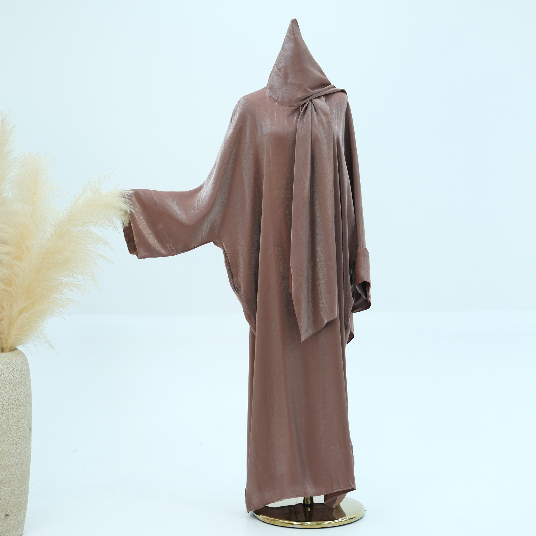 Robe longue élégante et colorée en tissu