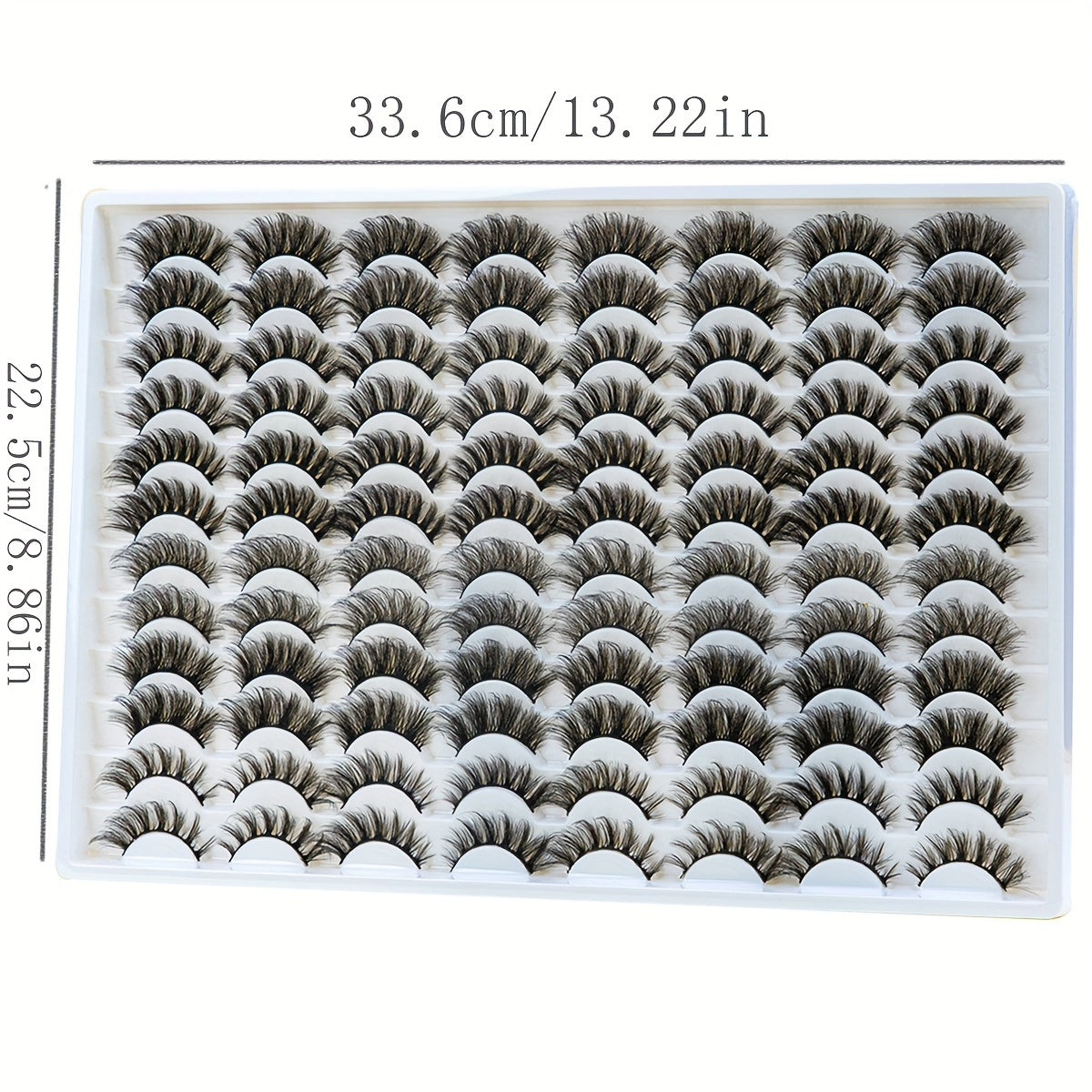 48 Pairs of Artificial Mink False Eyelashes, Fluffy and Natural Curl, Thick and Messy, Suitable for Daily Work and Party Eye Makeup - Mother's Eye Makeup Set, Makeup Tools