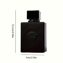 Men's Glamour Perfume, Black, Long Lasting Fragrance Spray, Athleisure Party Perfume, Portable Birthday Date Choice, Romantic Fragrance Spray for Daily Use And Special Occasions, Men's Premium Eau De Toilette, Valentine's Day