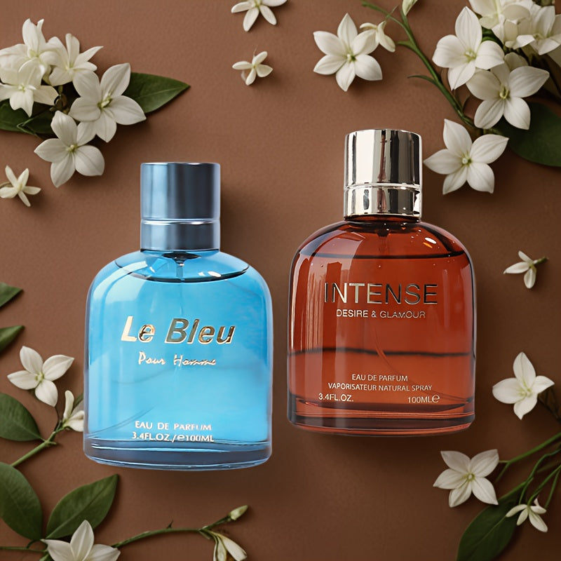 2PACK Total: 6.8OZ/200ML, Men'S Perfume - Aromatic Wood Notes With Deep Charm Of Lavender And Tobacco