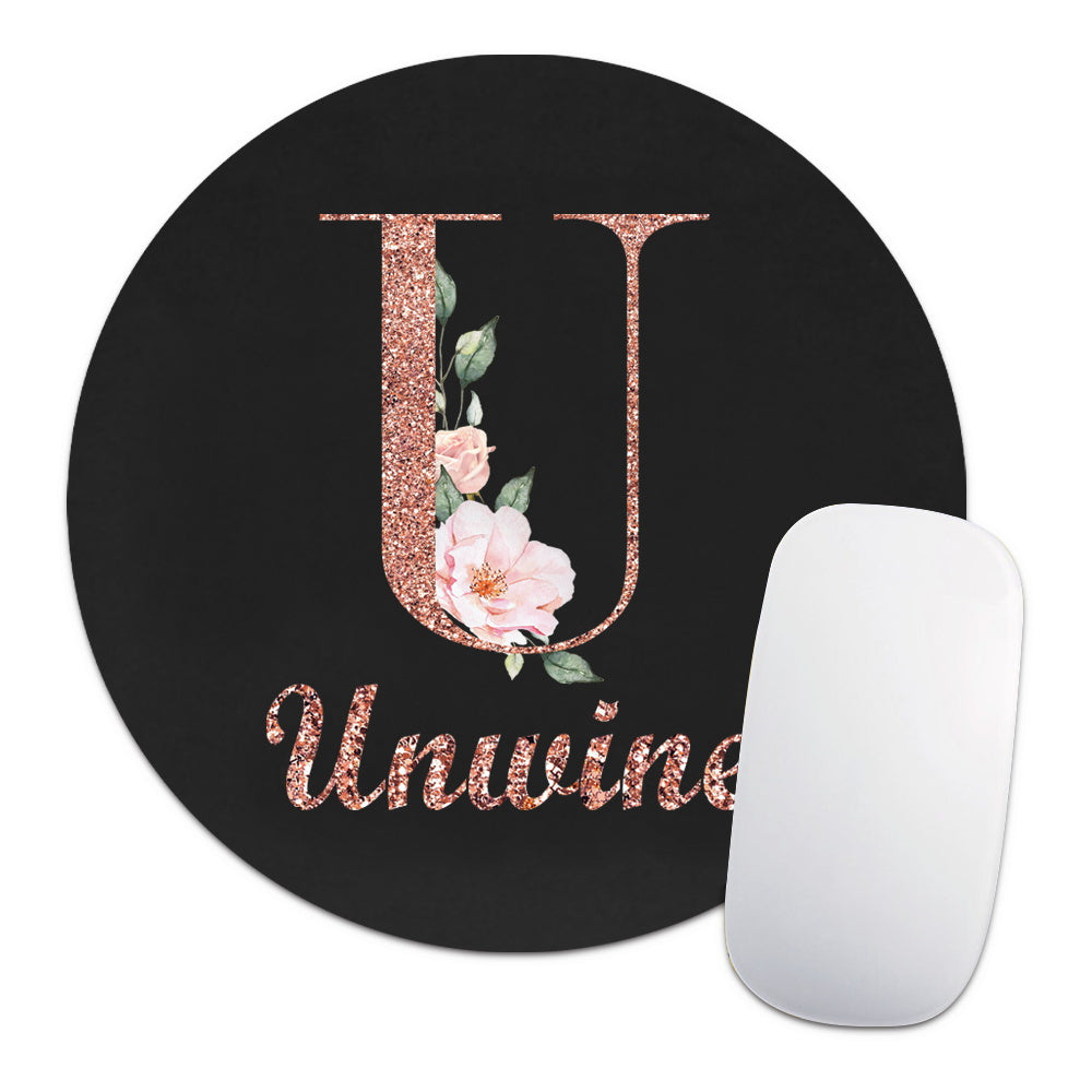 Personalized Customized Name Faux Leather Mouse Pad Durable Laptop Gaming Mousepad Customized Products Multifunctional Notebook Computer Game Mouse Pad Wear-resistant High-Grade Desk Mat PC Mouse Pad Personal Tailor