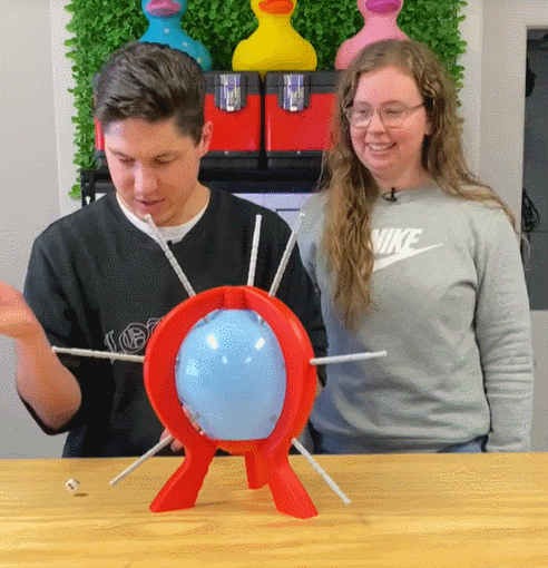 Balloon popping game, exploding balloon games, party games, fun family toy, board games, sticks for kids, fun family stick game