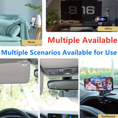 Universal Car Phone Holder Mount, 360 Degrees Rotation Dashboard Phone Holder, Car Phone Mount For IPhone, Samsung, Google, Nokia, And 3TB 7" Smartphones