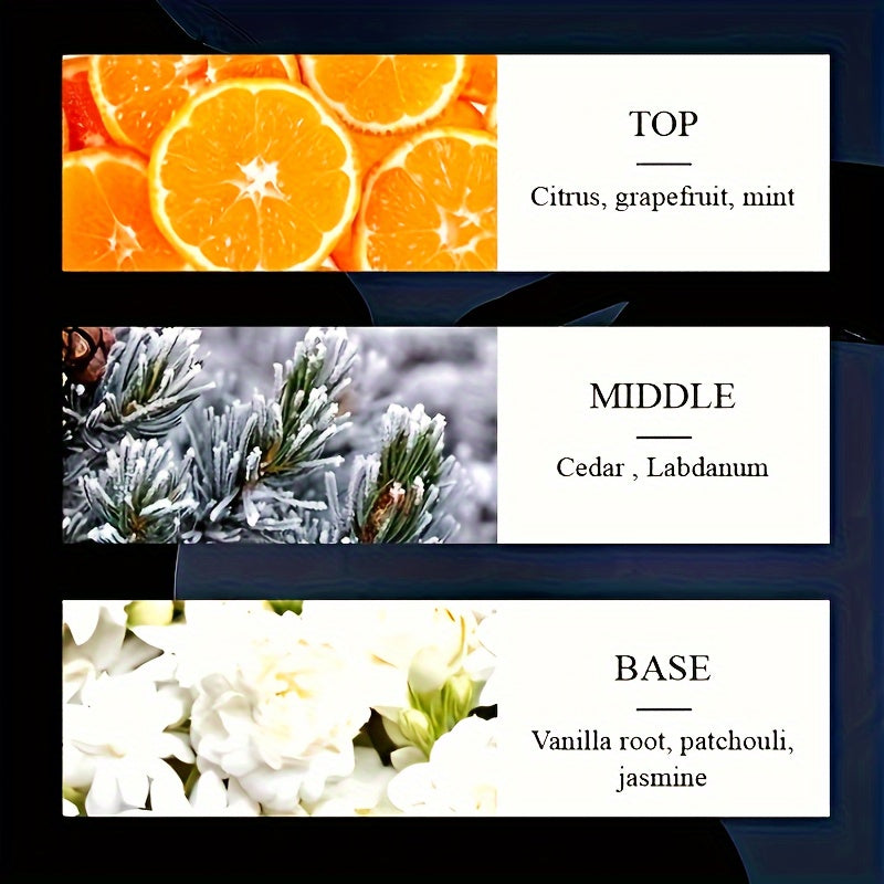 Men'S Perfume Spray - Natural Woody Notes for Lasting Freshness - Perfect for Dating & Sports - 3.38oz