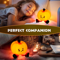 Cute Pumpkin Night Light, General Purpose Novelty Lighting, Halloween Decoration, Suitable for Lighting Up The Room, Bedside Table Night Light, Home Bedroom Living Room Decorations, Luminarias, Room Lighting, Festive Lighting