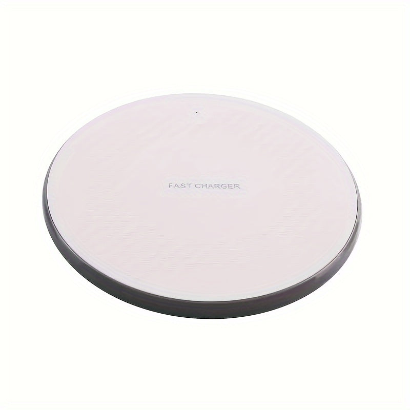 1pc Y9 10W Fast Wireless Charger, USB-Powered with Charging Indicator, Universal Compatibility for Phone 15/14/13/12/11 Pro Max/XR/XSMAX/X/8Plus, ABS Plastic, Portable &amp; Desktop-Friendly