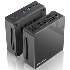 ADREAMER Librabox10 Mini PC Windows 11, Intel N95(Up To 3.4GHz) Micro PC, 8GB 16GB DDR5 RAM 1TB M.2 SSD Mini Desktop Computer, 4K Dual Display/USB/WiFi/BT/RJ45 Ethernet For Home/Office.