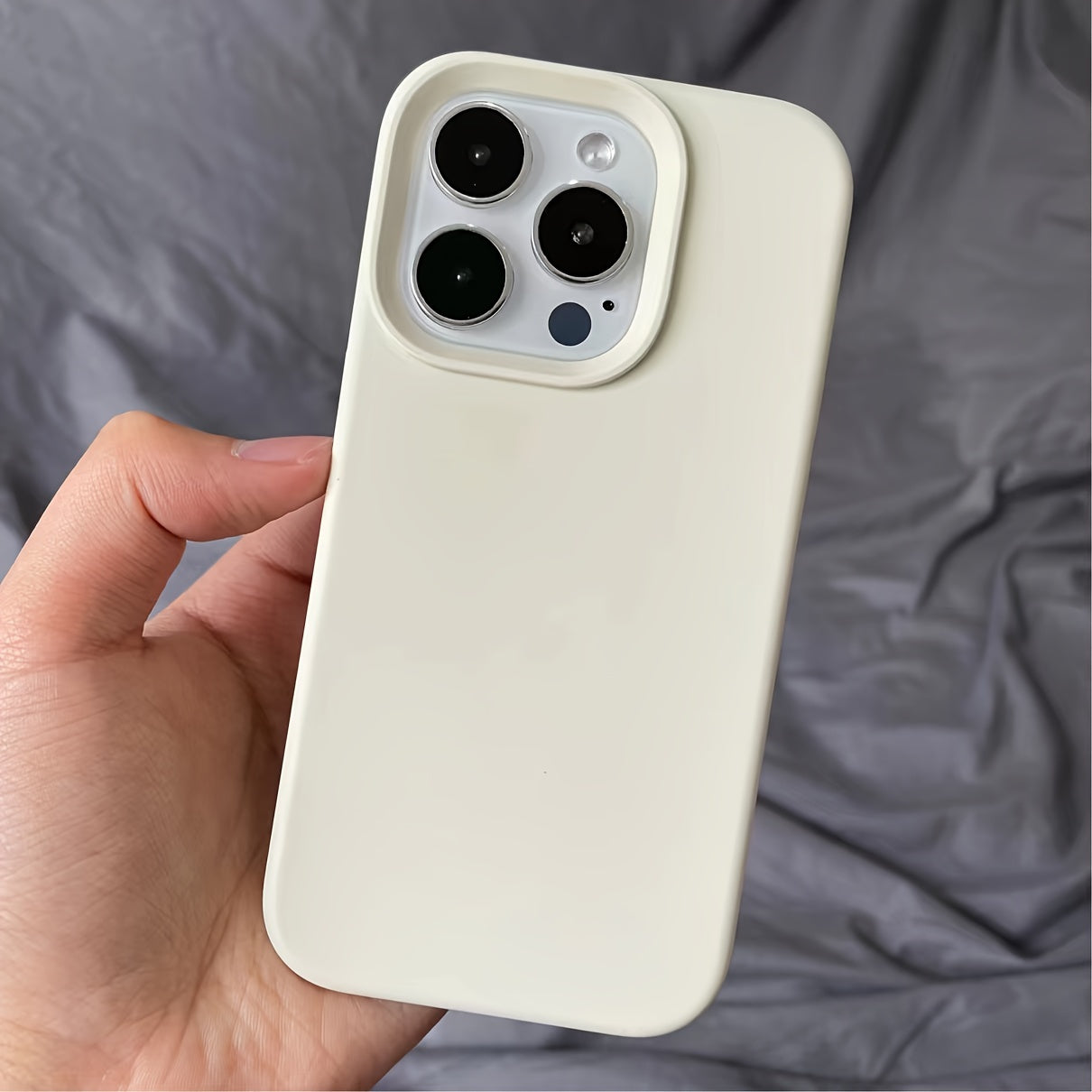 Premium Liquid Silicone Phone Case - Durable &amp; Shockproof Protection for iPhone Series - Anti-Slip, Flexible, and Slim-Fit Design