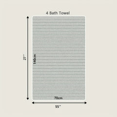 Oversized Striped Bath Towel 6pcs, Absorbent And Quick Drying Towel Bath Towel, High Quality Adult Bath Towel, Oversized to Wrap The Body, Suitable for Spa, Hotel, Home, Gift Giving, Spa Towel, Home Bath Towel, Contemporary D