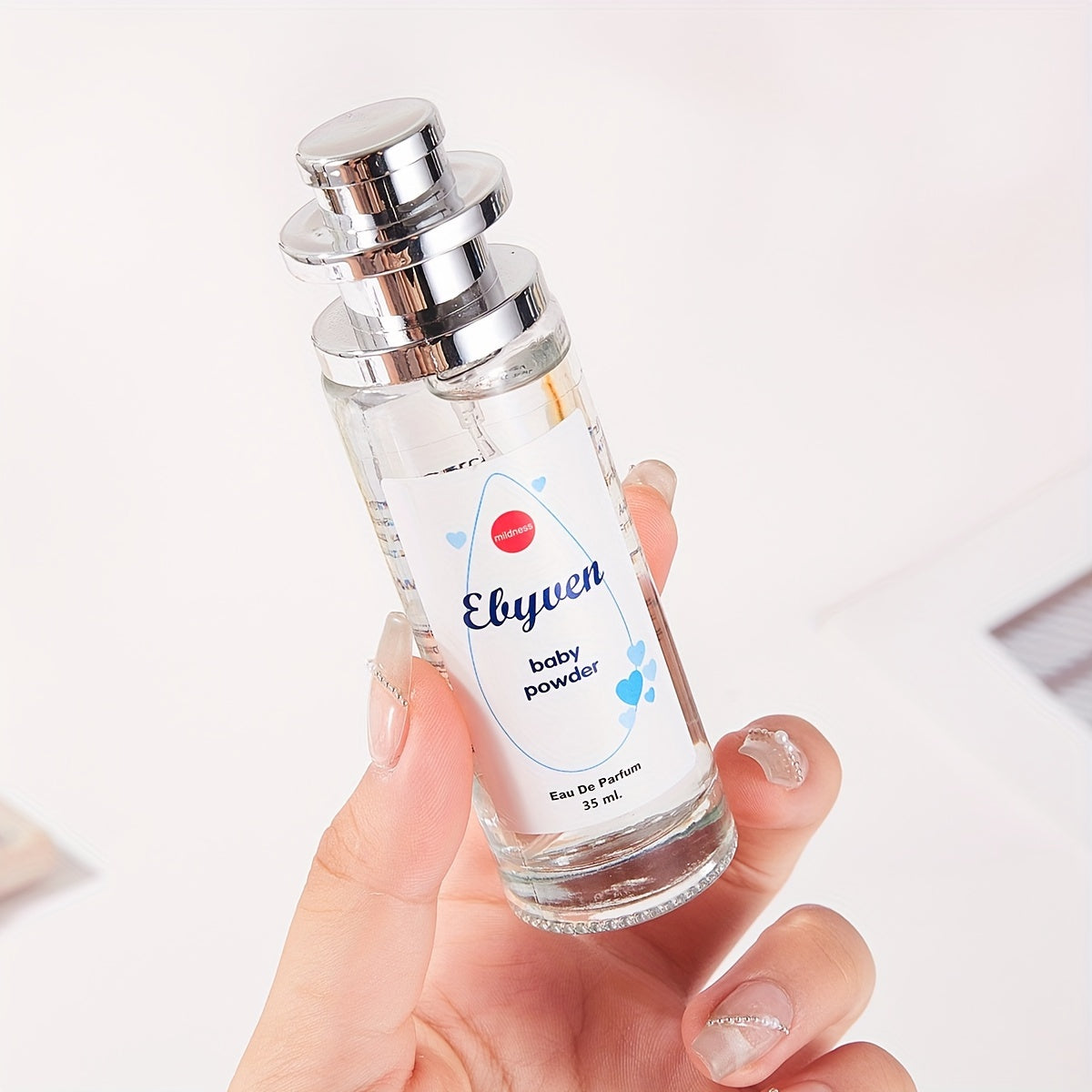 Elyuen Women's Perfume - Floral, Vanilla, Lavender, Cherry Blossom - Elegant Pink/Blue/Purple/White Bottles - Alcohol-Based Long-Lasting Fragrance (10-20% concentration) - BPA-Free - Everyday &amp; Special Occasion Women's Perfum