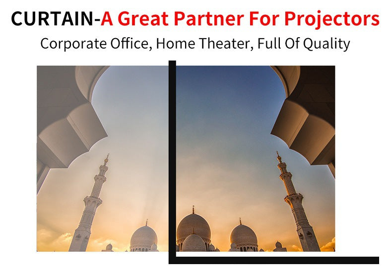 Polyester Portable Folding Da-mat Screen Projection Film Cloth