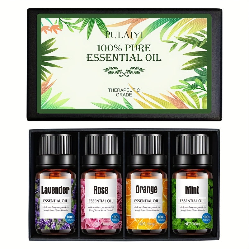 12 Bottles Aromatherapy Essential Oil Set - Relaxing Fragrance Collection for Diffuser & Humidifier, 100% Pure Liquid Essential Oils, Home Gift Set (Various Scented Oils)