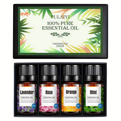 12 Bottles Aromatherapy Essential Oil Set - Relaxing Fragrance Collection for Diffuser & Humidifier, 100% Pure Liquid Essential Oils, Home Gift Set (Various Scented Oils)