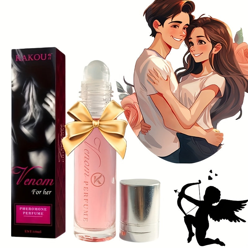 0.34oz Roll-On Pheromone Women's Perfume, Long Lasting Dating Fragrance, Enhance And Release Your Charm, Attract Your Favorite People, Source Of Confidence for Girls, Exclusive Romantic Gift for Girls