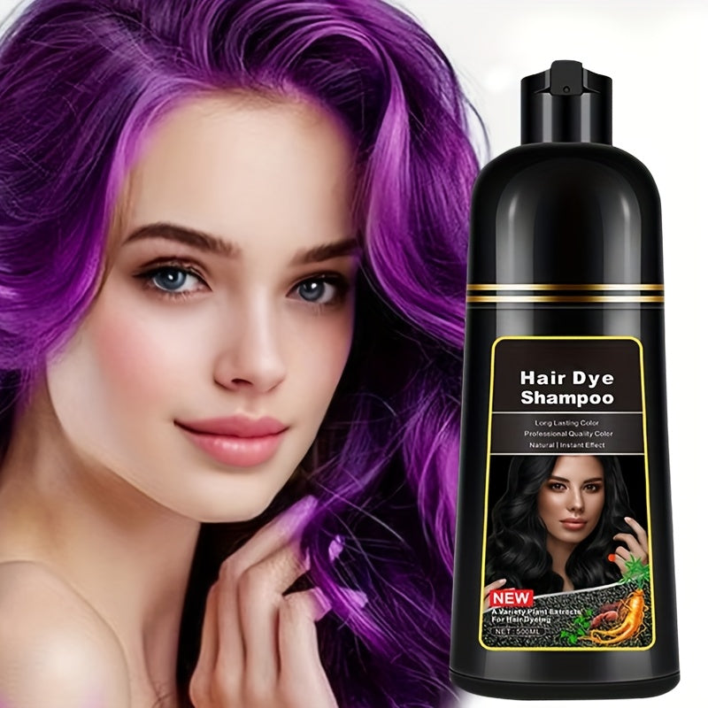ITSRT Hair Dye Shampoo, 3 In 1 Hair Dye Shampoo +100% White Hair Coverage - White Hair Shampoo With Herbal Ingredients, Suitable For Women And Men, Lasting Coverage, Valentine'S Day, Gift For Mom, Gift For Girlfriend, Surpris
