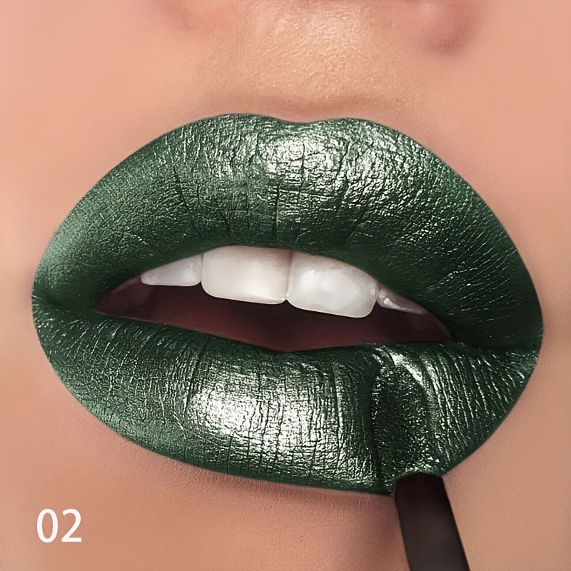 Luxurious Shimmer Glitter Lip Gloss - Moisturizing, Long-Lasting Diamond Shine for All Skin Types, Berry Hue