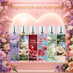 20 Long-Lasting Women's Perfume Sprays - 7-8 Hours Floral Sweet Scent - Travel-Friendly Hair & Body Fragrance, Birthday/Valentine's Gift - Long-Lasting Scent Unisex Confidence-Boosting Design Perfect For Beach Dates, Pool Par