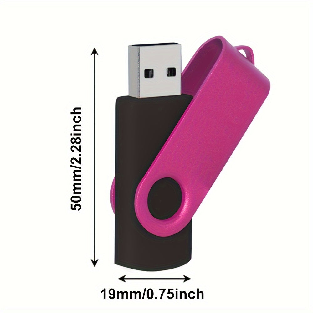 2pcs High-Speed USB 2.0 Flash Drives - Metal Pen Design, Secure Storage for PC/Laptop/Tablet/Mobile Phone, Car Audio & Game Console Compatible - Sizes: 8GB to 64MB
