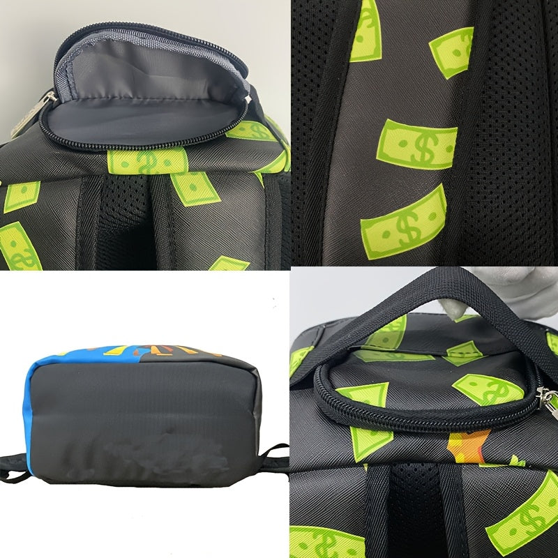 [Trendy Camera Backpack] Trendy Large Capacity Men's Photography Gear Bag, Camera Backpack with Shark Mouth Design | Laptop Compartment, Essential for Autumn and Winter Holidays, Student Laptop Bag, Camping and Travel Pack, V