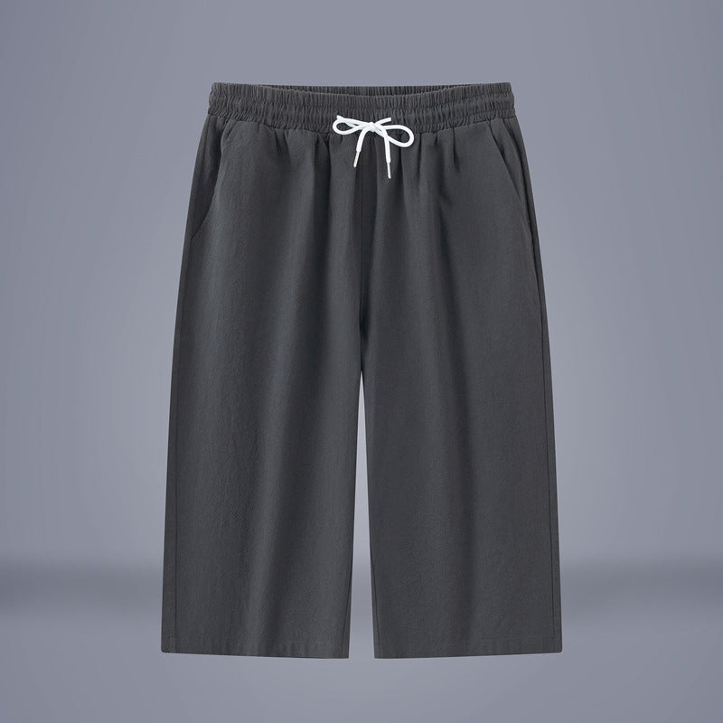 Summer Thin Linen Pants Men's Cotton And Linen Casual Pants Korean Fashion