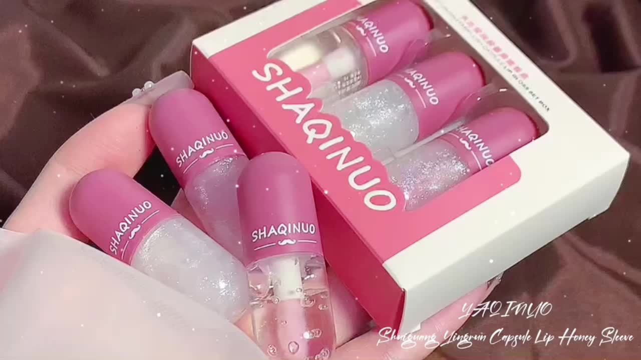 3pcs Set, Mini Fine Glitter Color Changing Lip Gloss, Moisturizing And Nourishing Tinted Lip Oil, Anti-Dry Lip Balm Lip Care Oil For Daily Makeup Valentine's Day Gifts For Music Festival