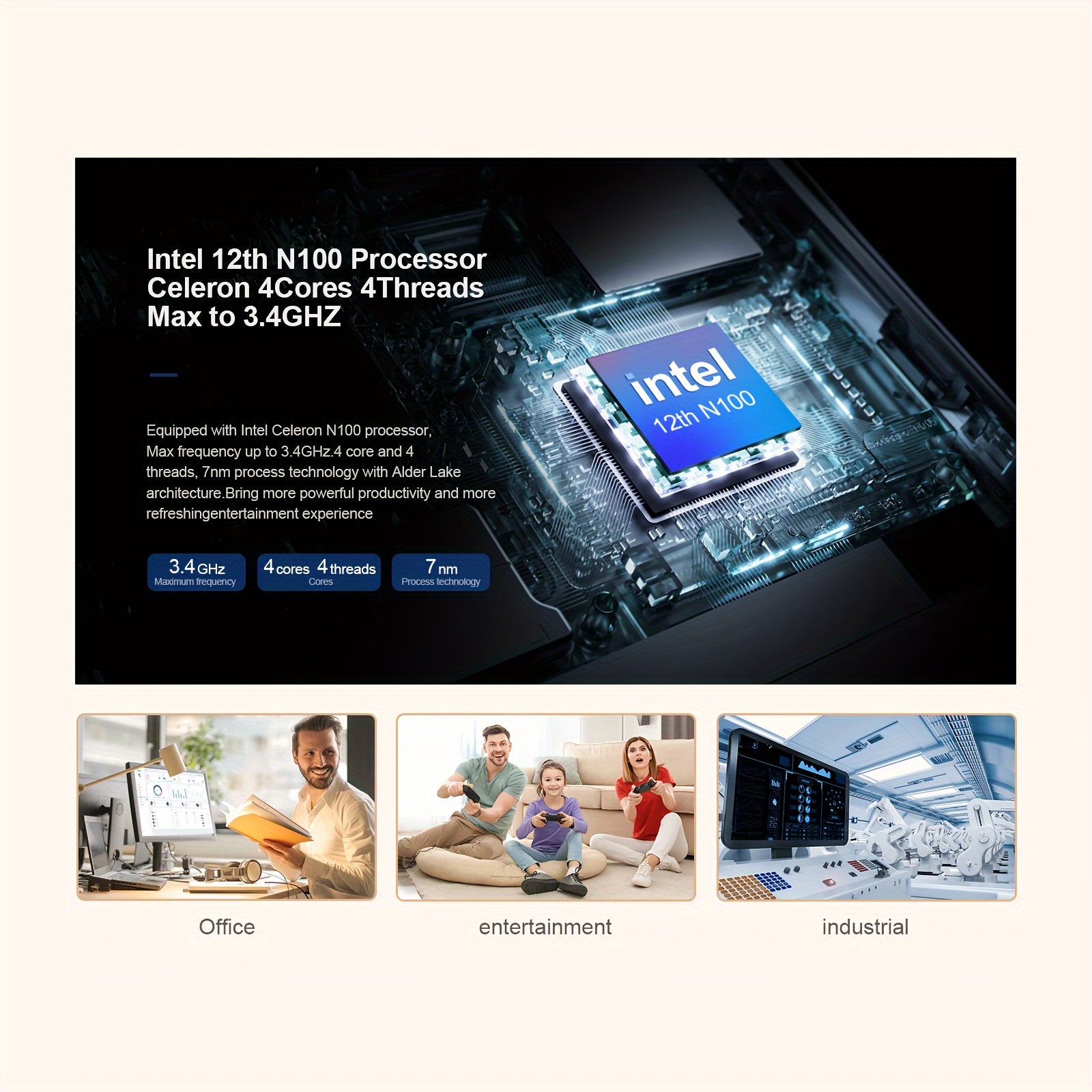FIREBAT N150 Mini PC - AK2 Plus Mini Computer 16GB RAM+512GB SSD Pro Dual LAN