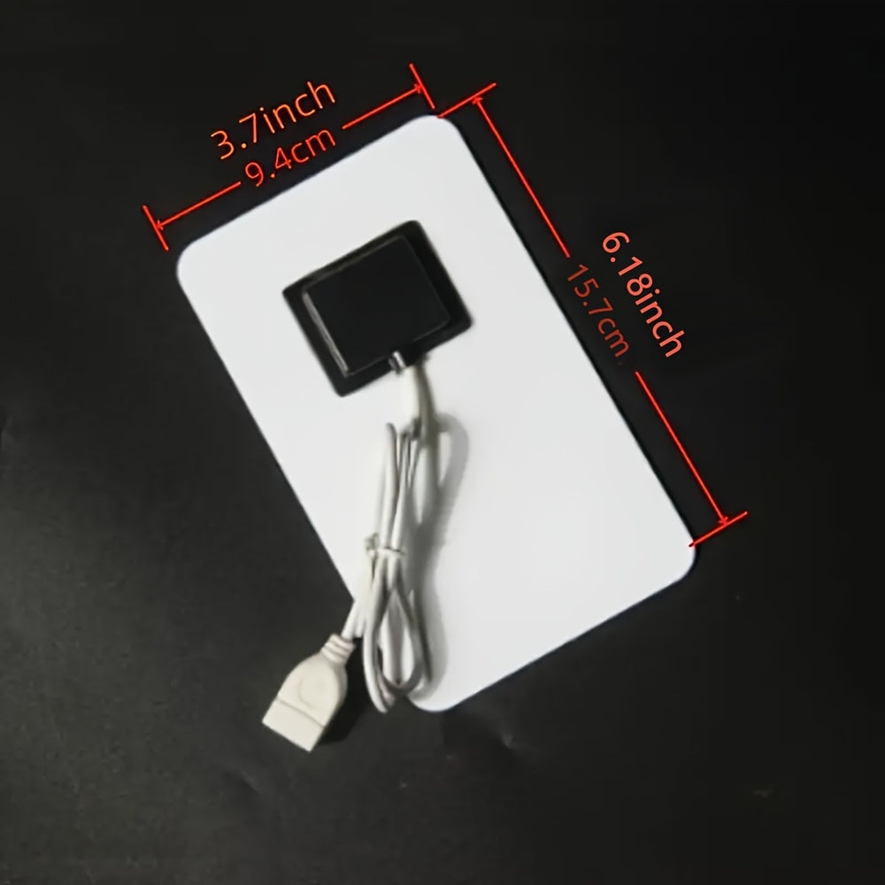 1pc Solar Portable Charging Panel Outdoor Waterproof Solar USB Charger Is Suitable For Outdoor Travel And Camping, Mobile Power, Mobile Phone Charging Bank, Flashlight, Fan