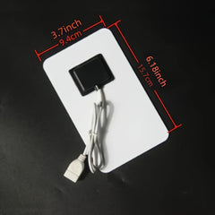 1pc Solar Portable Charging Panel Outdoor Waterproof Solar USB Charger Is Suitable For Outdoor Travel And Camping, Mobile Power, Mobile Phone Charging Bank, Flashlight, Fan