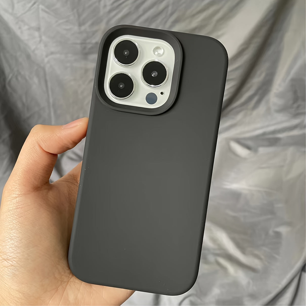 Premium Liquid Silicone Phone Case - Durable &amp; Shockproof Protection for iPhone Series - Anti-Slip, Flexible, and Slim-Fit Design