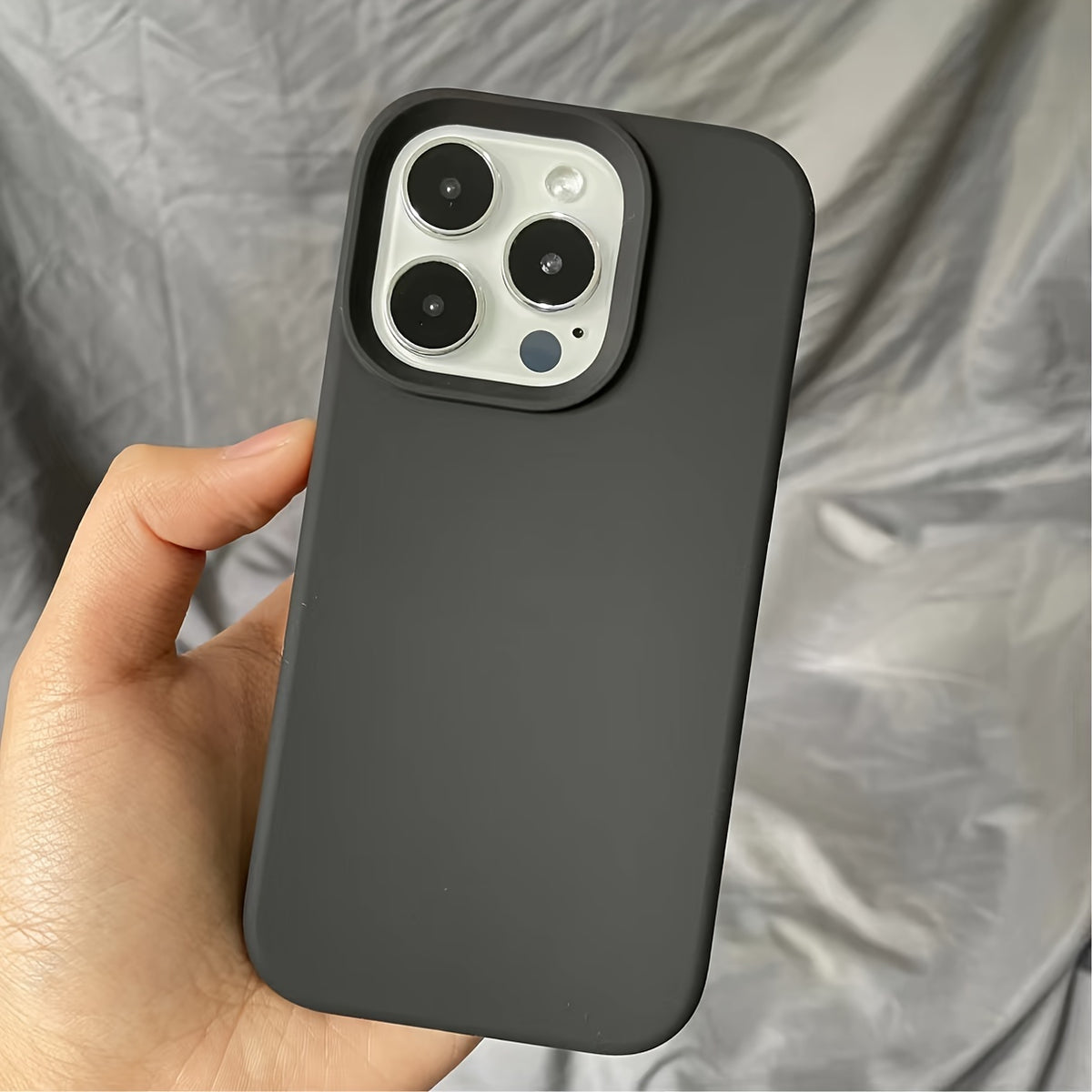 Premium Liquid Silicone Phone Case - Durable &amp; Shockproof Protection for iPhone Series - Anti-Slip, Flexible, and Slim-Fit Design